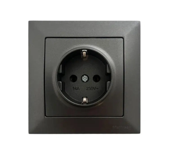 Контакт шуко единичен 16А Антрацит Candela Mutlusan_1734712916.png